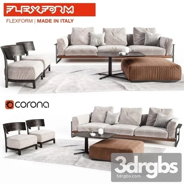 Flexform Set 3D Model Download