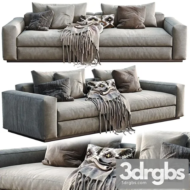 Flexform sofa beauty 2 3D Model Free