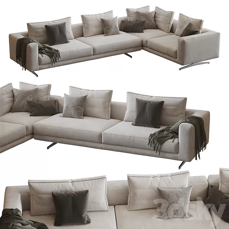 Flexform Sofa Campiello 3D Model