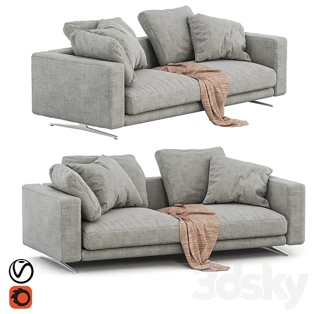 Flexform Sofa CAMPIELLO 3D Model