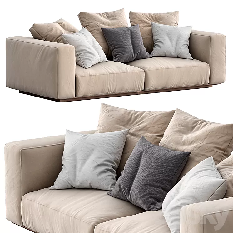 Flexform Sofa GRANDEMARE 3D Model