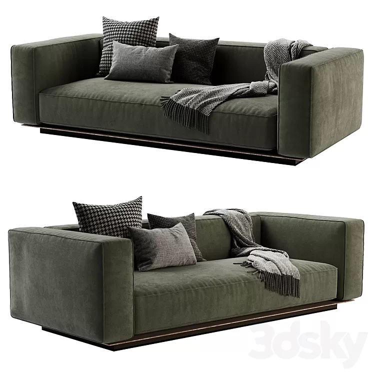 Flexform sofa grandemare 3D Model
