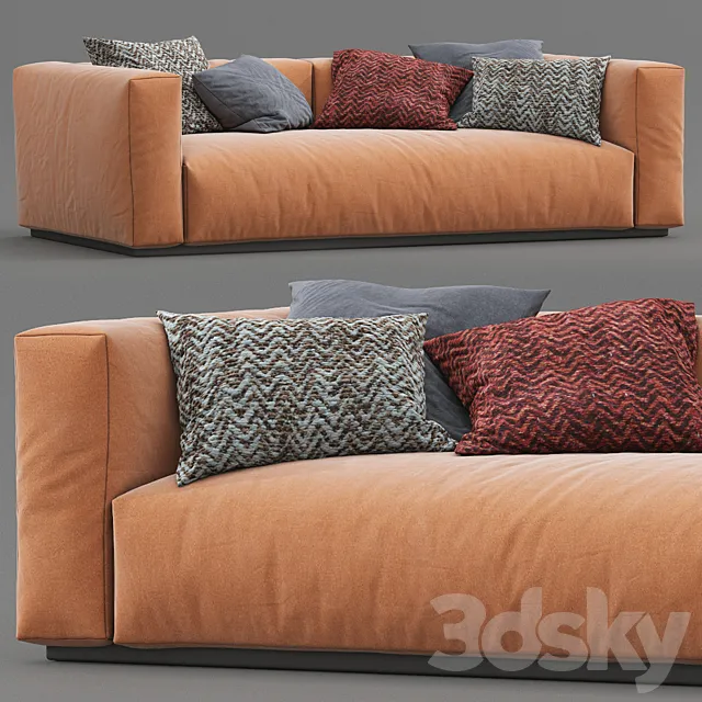 Flexform sofa lario 3D Model