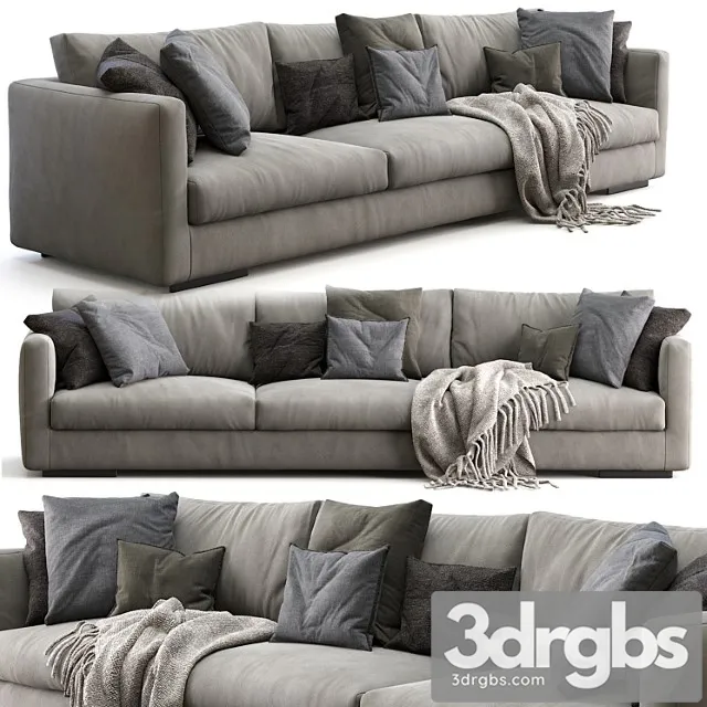 Flexform sofa magnum_1 2 3D Model Free