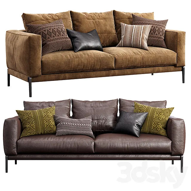 Flexform sofa romeo 3D Model
