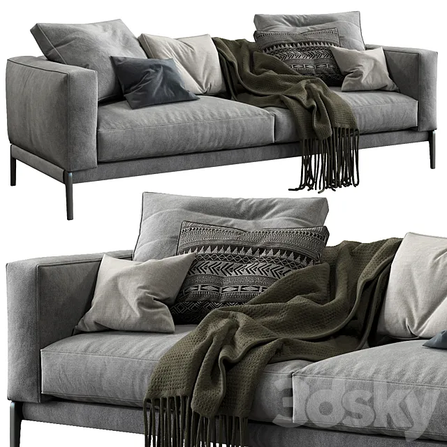 Flexform Sofa Romeo 3D Model