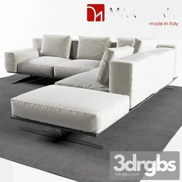 Flexform Sofa Soft Dream 3D Model Download