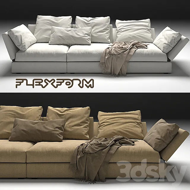 Flexform Sunny sofa 3D Model