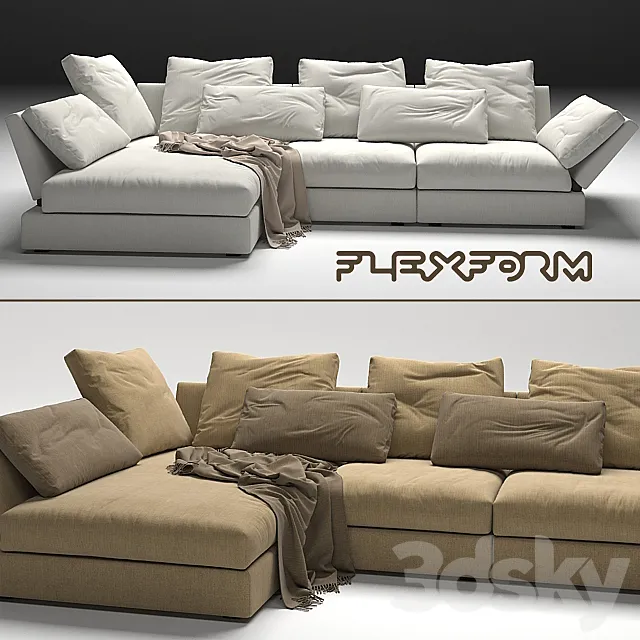 Flexform Sunny Sofa 3D Model