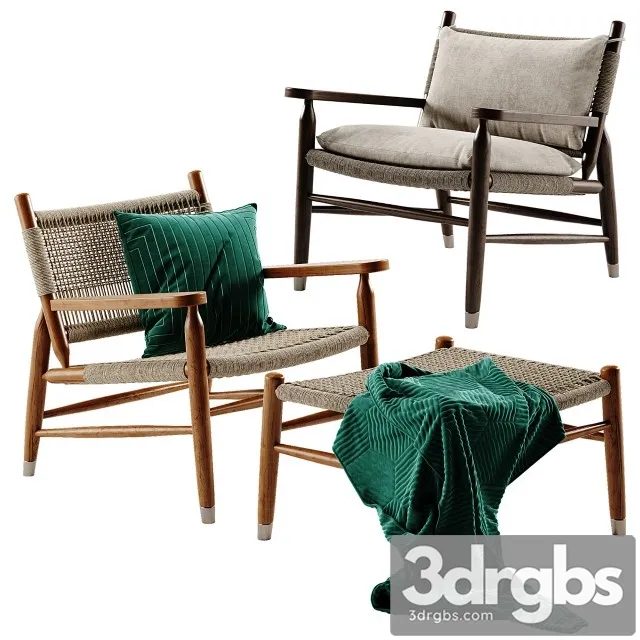 Flexform Tessa Armchair 3D Model Free