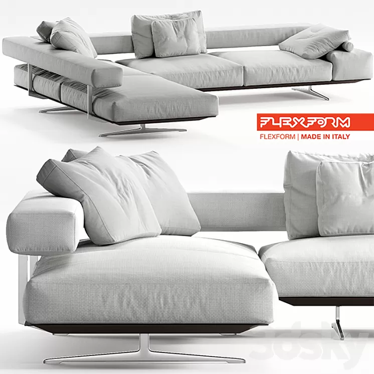 Flexform Wing 3D Model