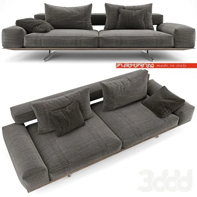 Flexform Wing Sofa 3D Model