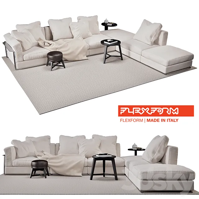 Flexform ZENO 3D Model