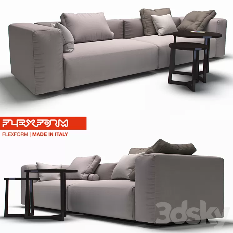 Flexform_Lario_217B3 3D Model
