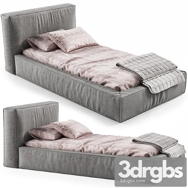 Flexteam Single Bed 3D Model Free