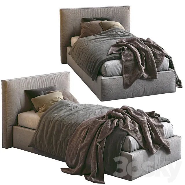 Flexteam Single Bed MILLER 3D Model