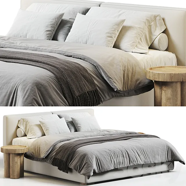 Flexteam Slim Bed 3D Model