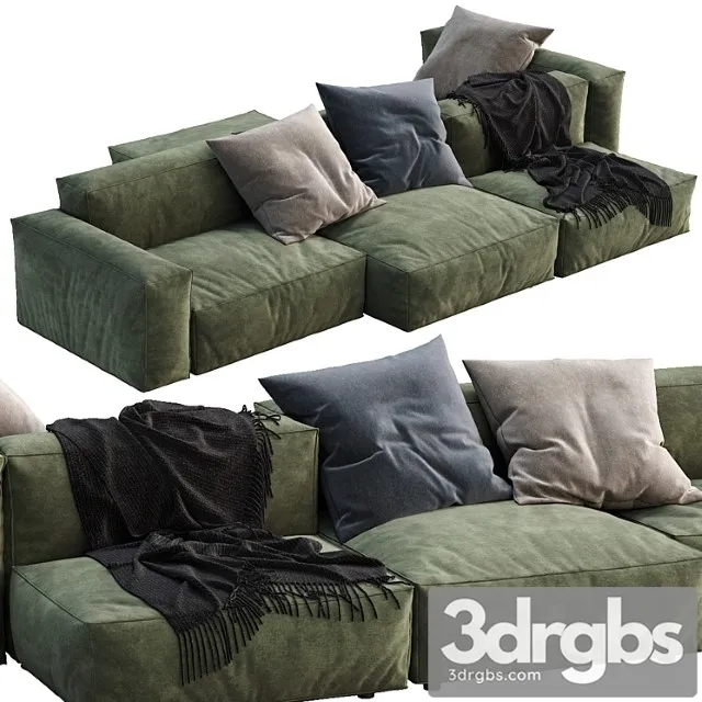 Flexteam sofa reef 2 3D Model Free