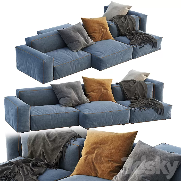 flexteam Sofa Reef 3D Model