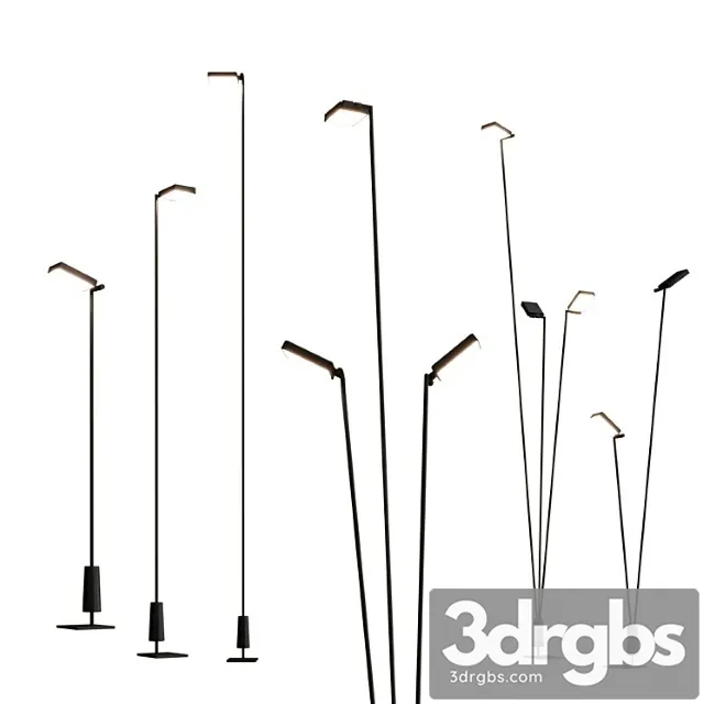 Flia Street Lamp By Luceplan 3D Model Free