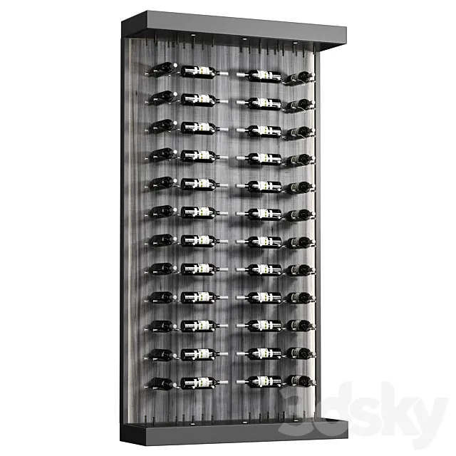 Float Cable Wine Rack (Blue Grouse) 3D Model