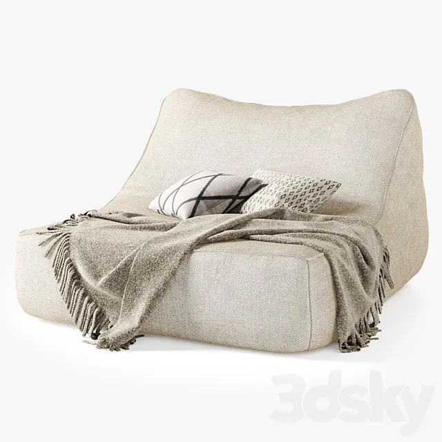 Float Paola Lenti _ Pouf by Paola Lenti 3D Model