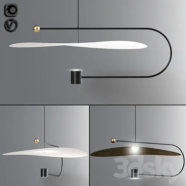 Float wide pendant light Free Download