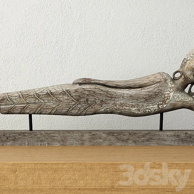 Floating Buddha Figurine 3DModel