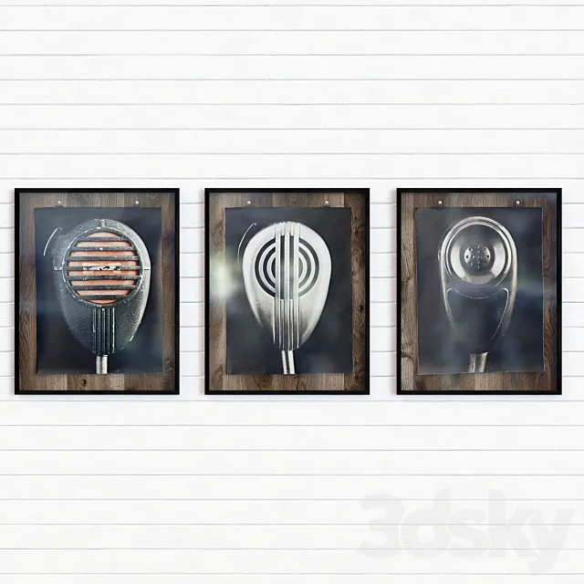 FLOATING MICROPHONE PRINT 3DModel