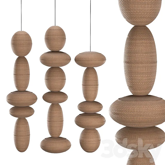 FLOATING TOWERS 3D Model