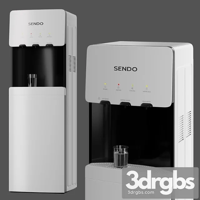 Floor Cooler Sando Agua 3dc 3D Model Free