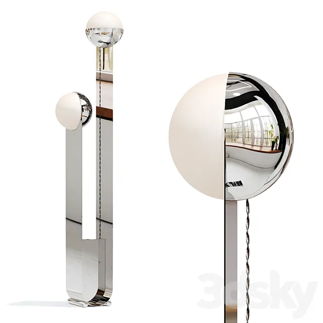 Floor lamp _ Egg Collective - Pete and Nora floor lamp 3DModel