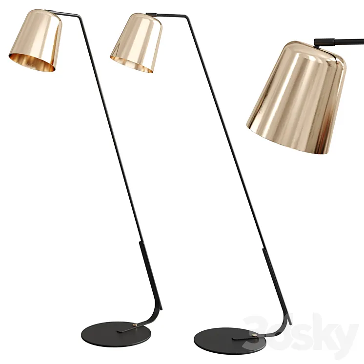 Floor lamp Anina 3D Model Free
