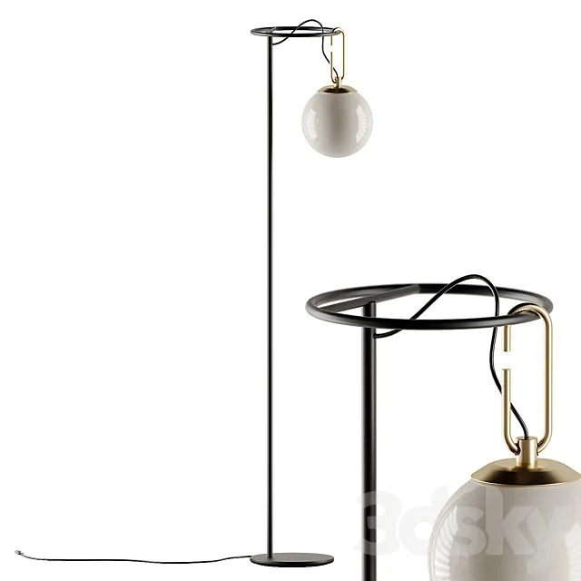 Floor lamp Artemide nh 22 3DModel
