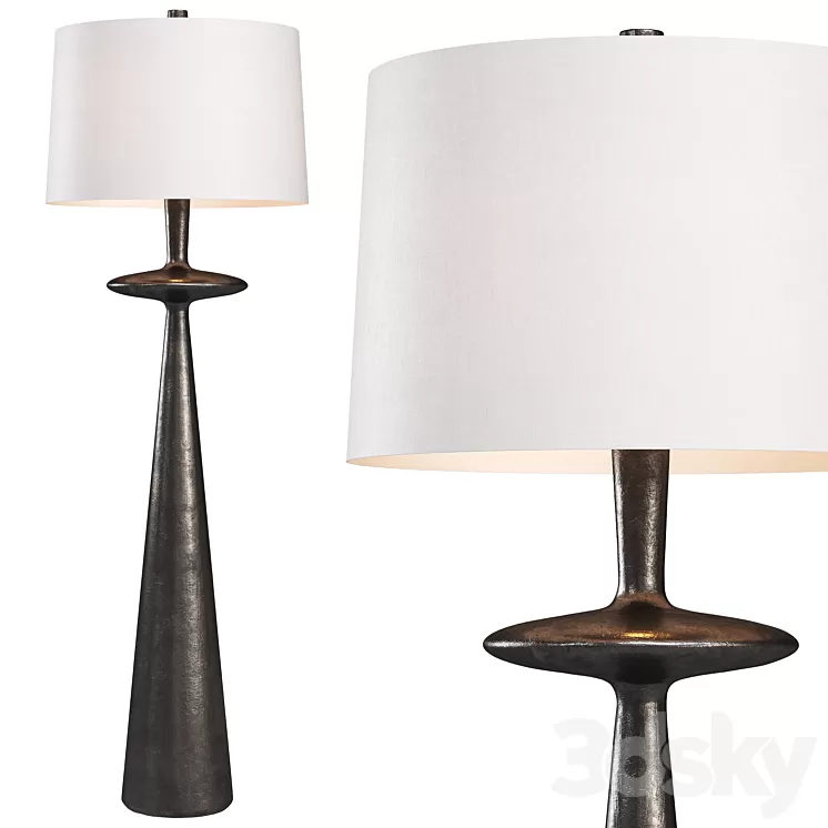 Floor lamp Arteriors Home Putney 3D Model Free