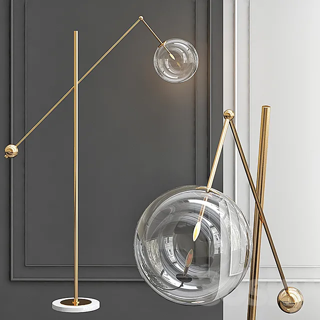 Floor lamp Bolle floor lamp 3D Model