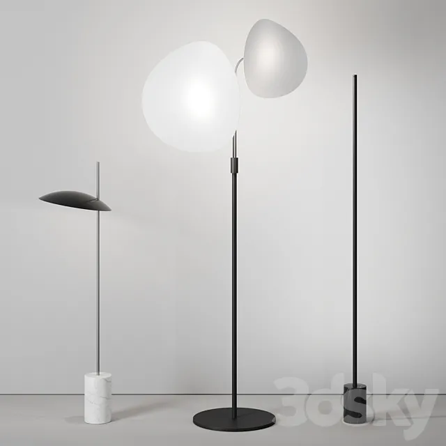 Floor lamp by bs living 3D Model