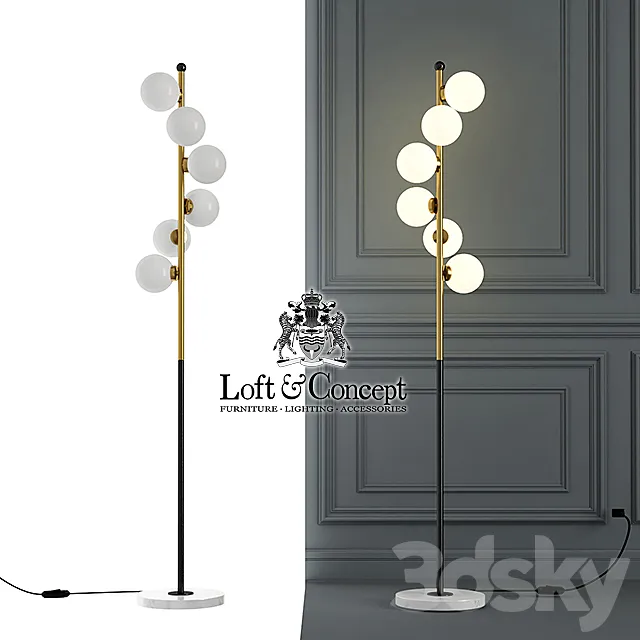 Floor lamp Celling Floor Lamp 3D Model