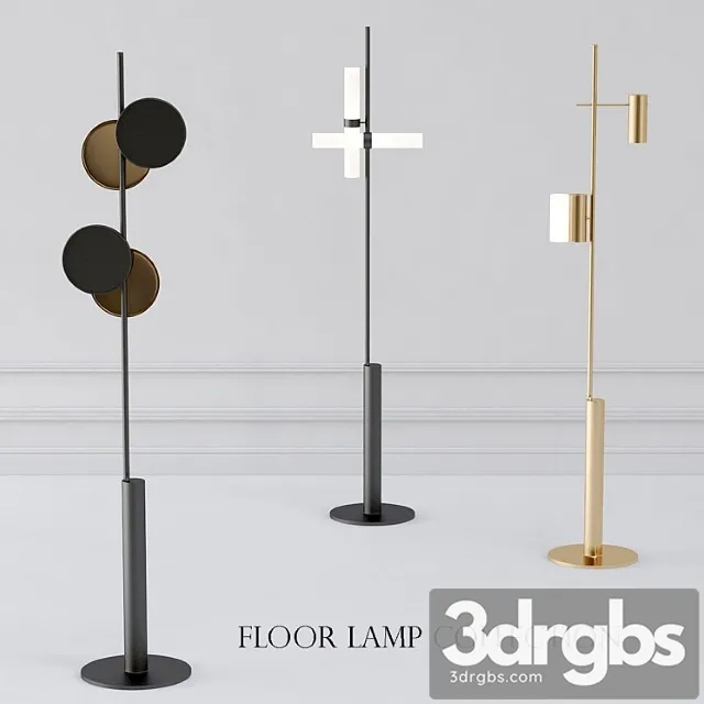 Floor lamp collection by rakumba 3D Model Free