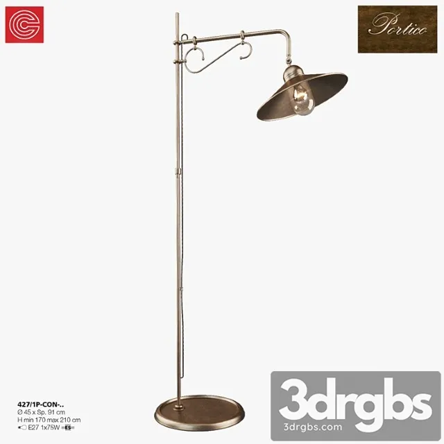 Floor Lamp Cremasco Illuminazione Portico Art 427 2 3D Model Free