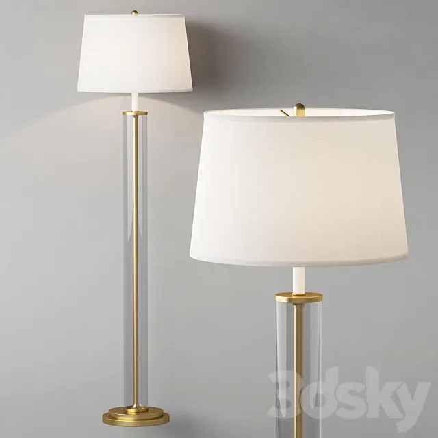 Floor lamp Dantone Home Buckingham 3D Model