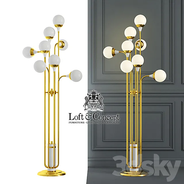 Floor lamp Delightfull Stamen 3D Model