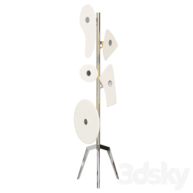 Floor lamp Designer floor lamp Orbital Terra by Foscarini (white) Free Download