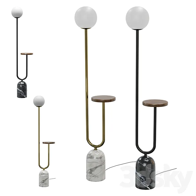 Floor lamp ECERO TOTEM 3D Model