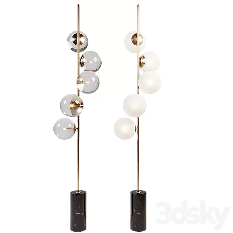 Floor lamp Eichholtz 112317 Tempo 3D Model