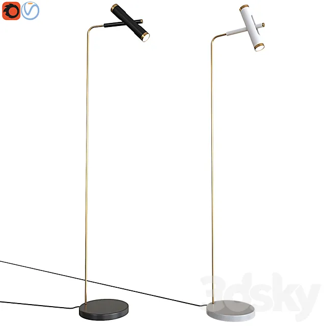 Floor lamp Favorite Duplex 2324-2F 3D Model