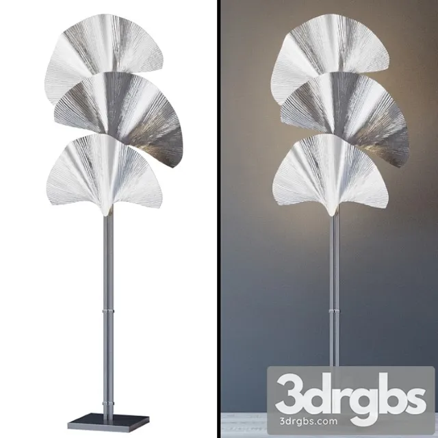 Floor lamp Floor Lamp Las Palmas Silver 3D Model Free