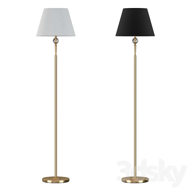 Floor lamp Freya Rosemary 3D Model