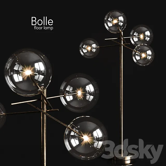 Floor lamp Gallotti & Radice Bolle 3D Model