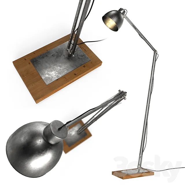 Floor lamp H168 by Maisons Du Monde 3DModel
